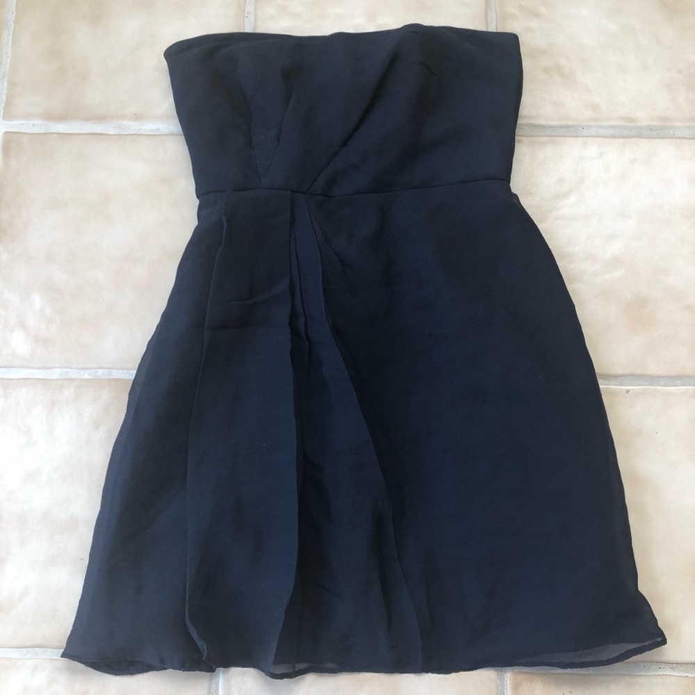 J.Crew Navy Silk Dress